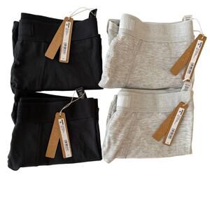 SKIMS Men's Cotton 3-Inch Boxer Brief 4-Pack Onyx Grey Small NWT